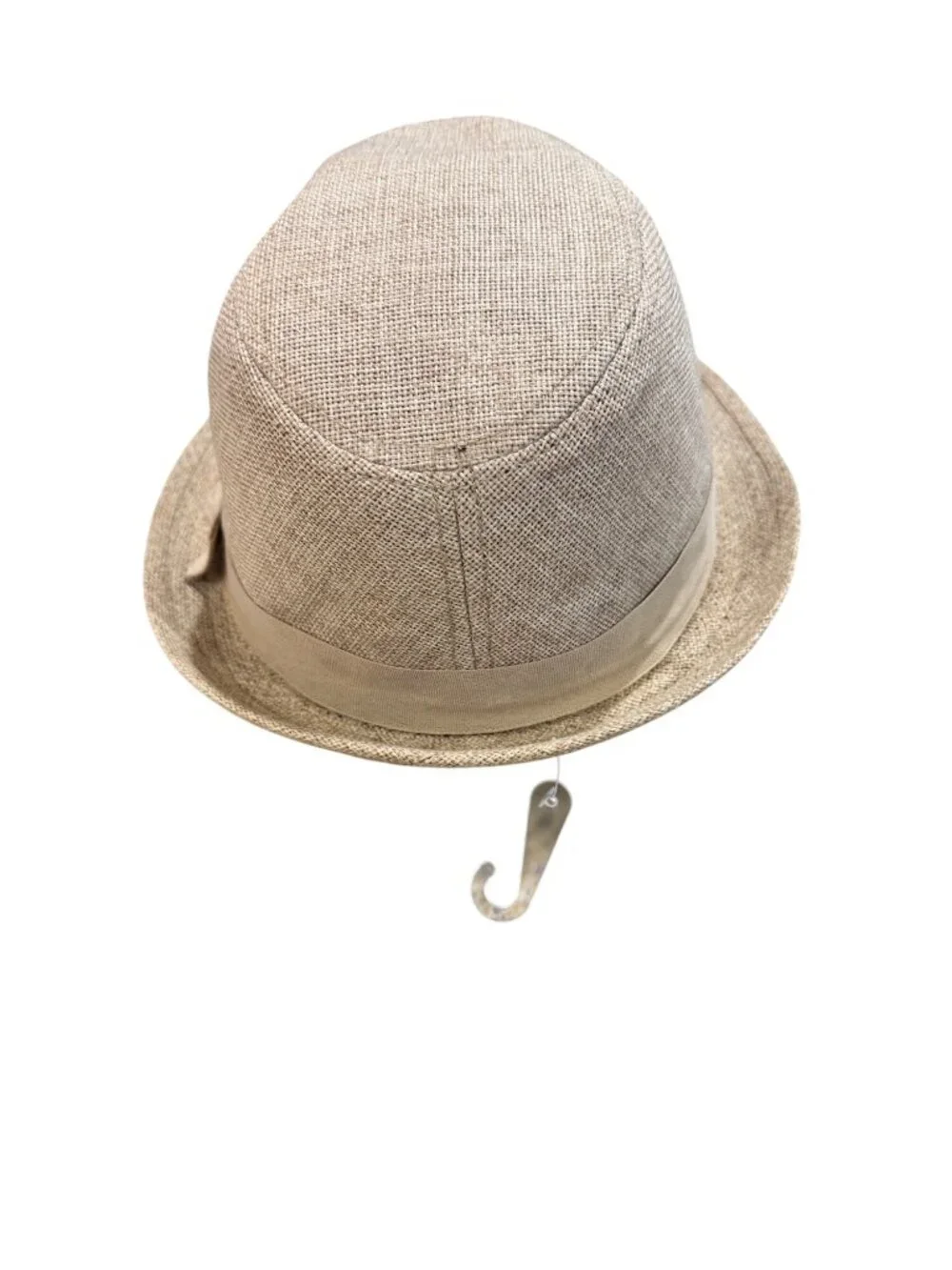 NWT Beige Charming Charlie Fedora Hat With Bow Cottage Core City Boho Womens M